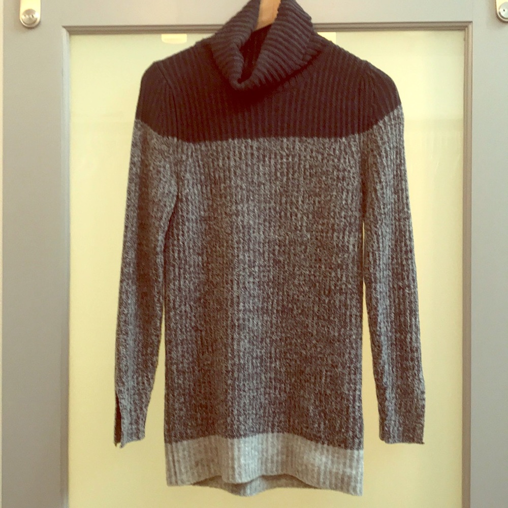 Banana Republic Womens Gray Wool Turtleneck Size S